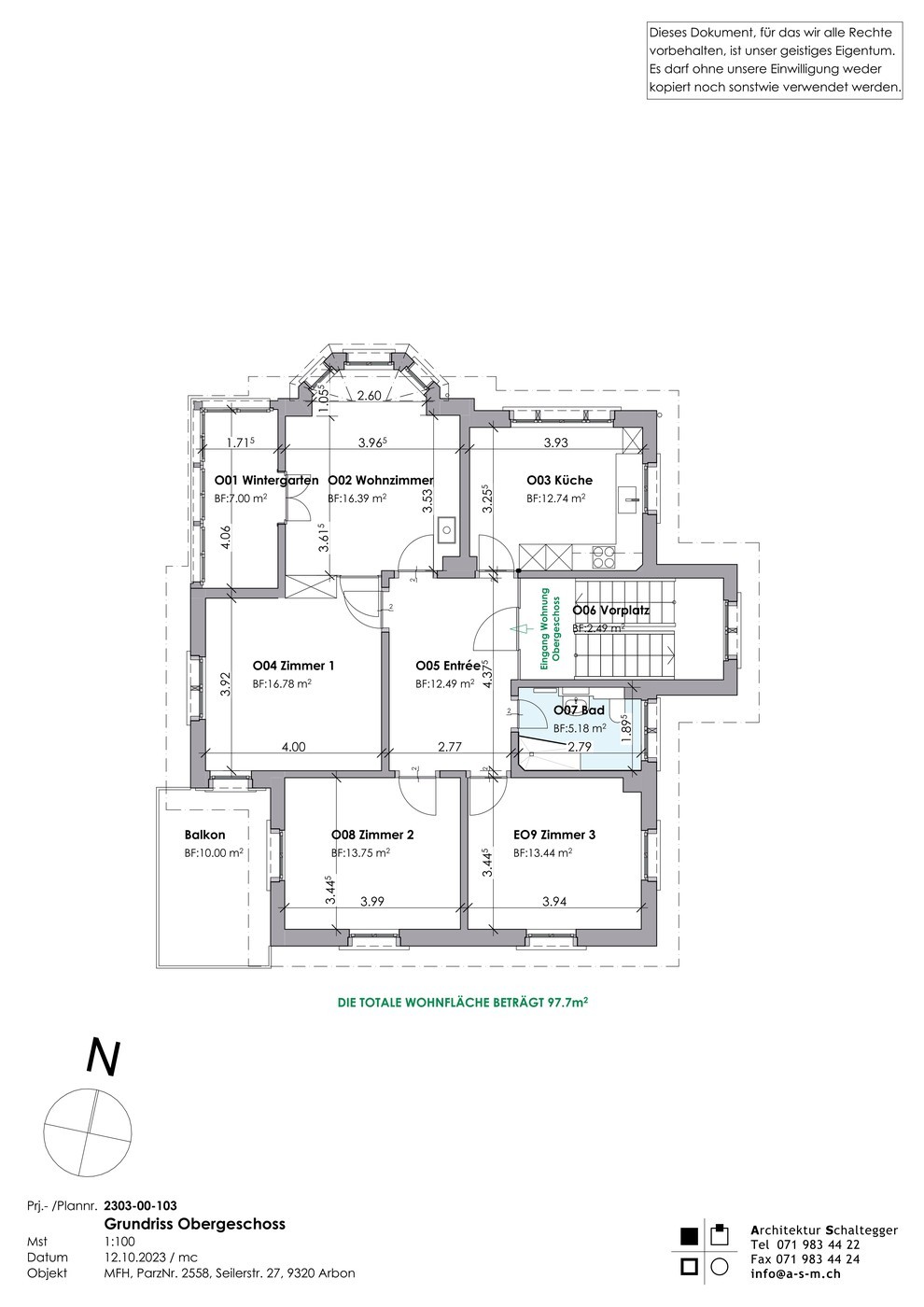 4 rooms apartment