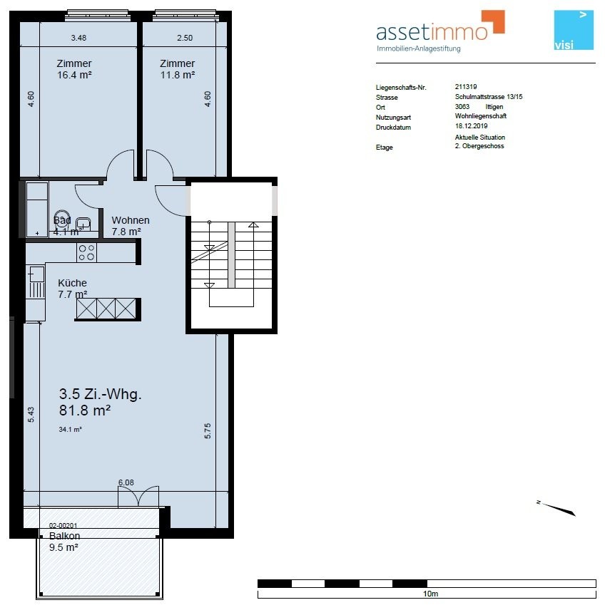 3 ½ rooms apartment