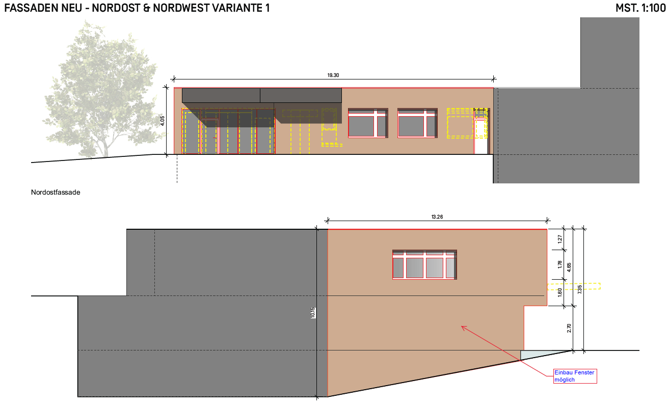 220m² office