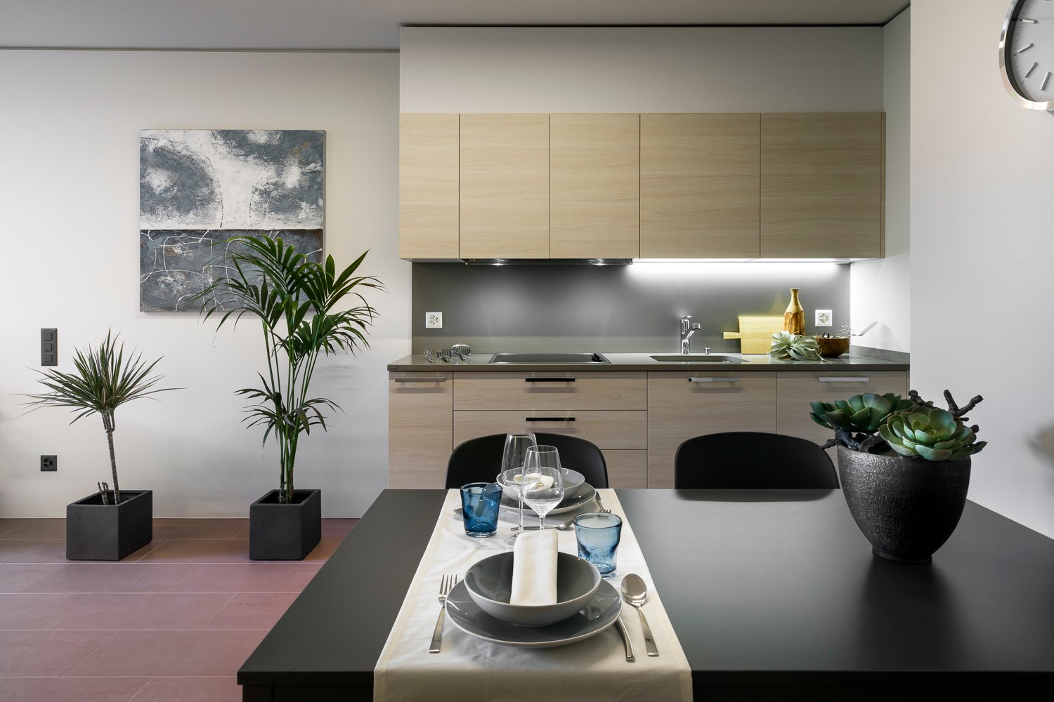 2 ½ rooms furnished flat