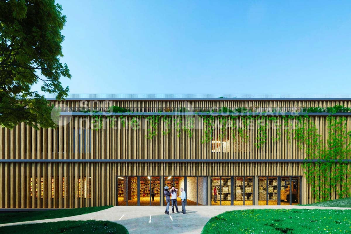 1700m² office