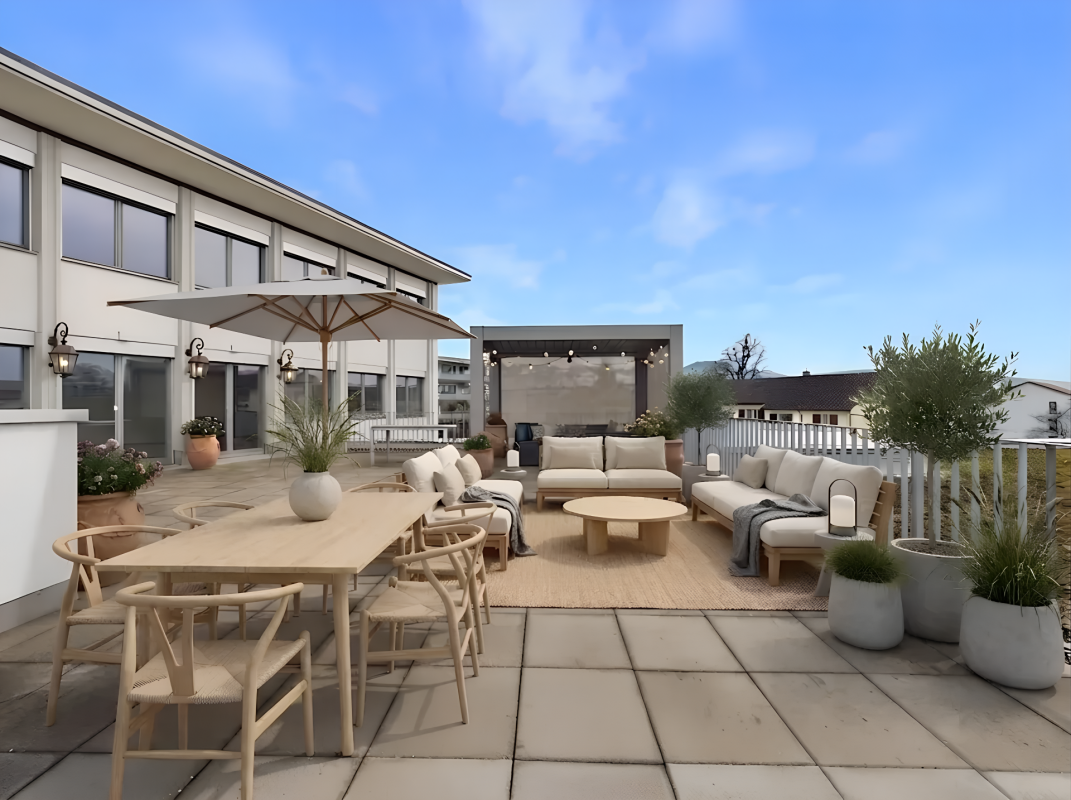 appartamento con terrazza di 3 ½ locali