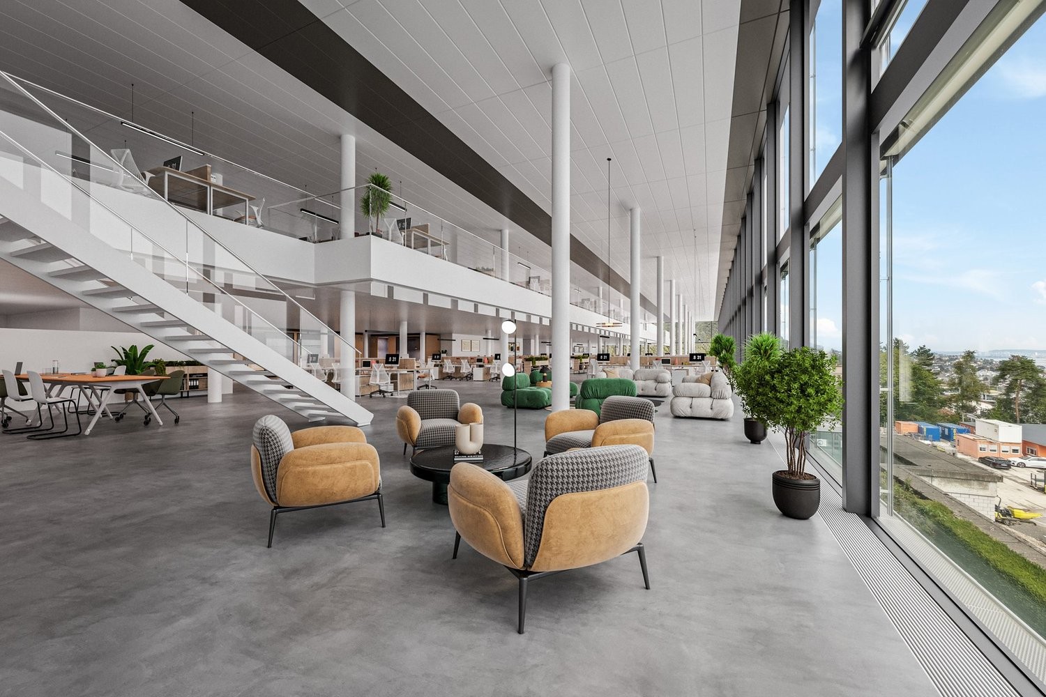 3500m² office