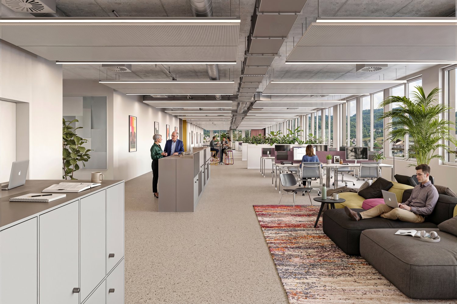 5000m² office