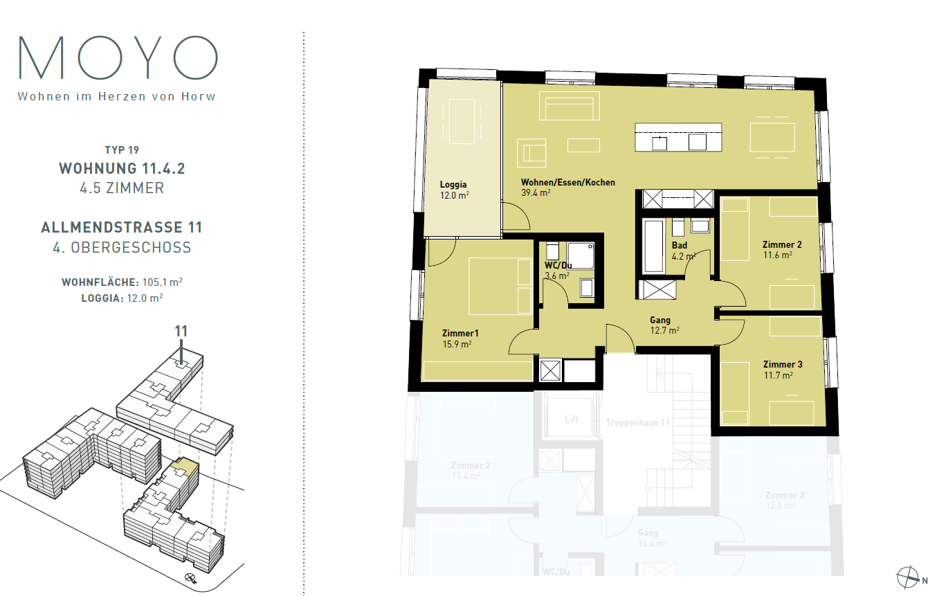 Appartement de 4 ½ pièces
