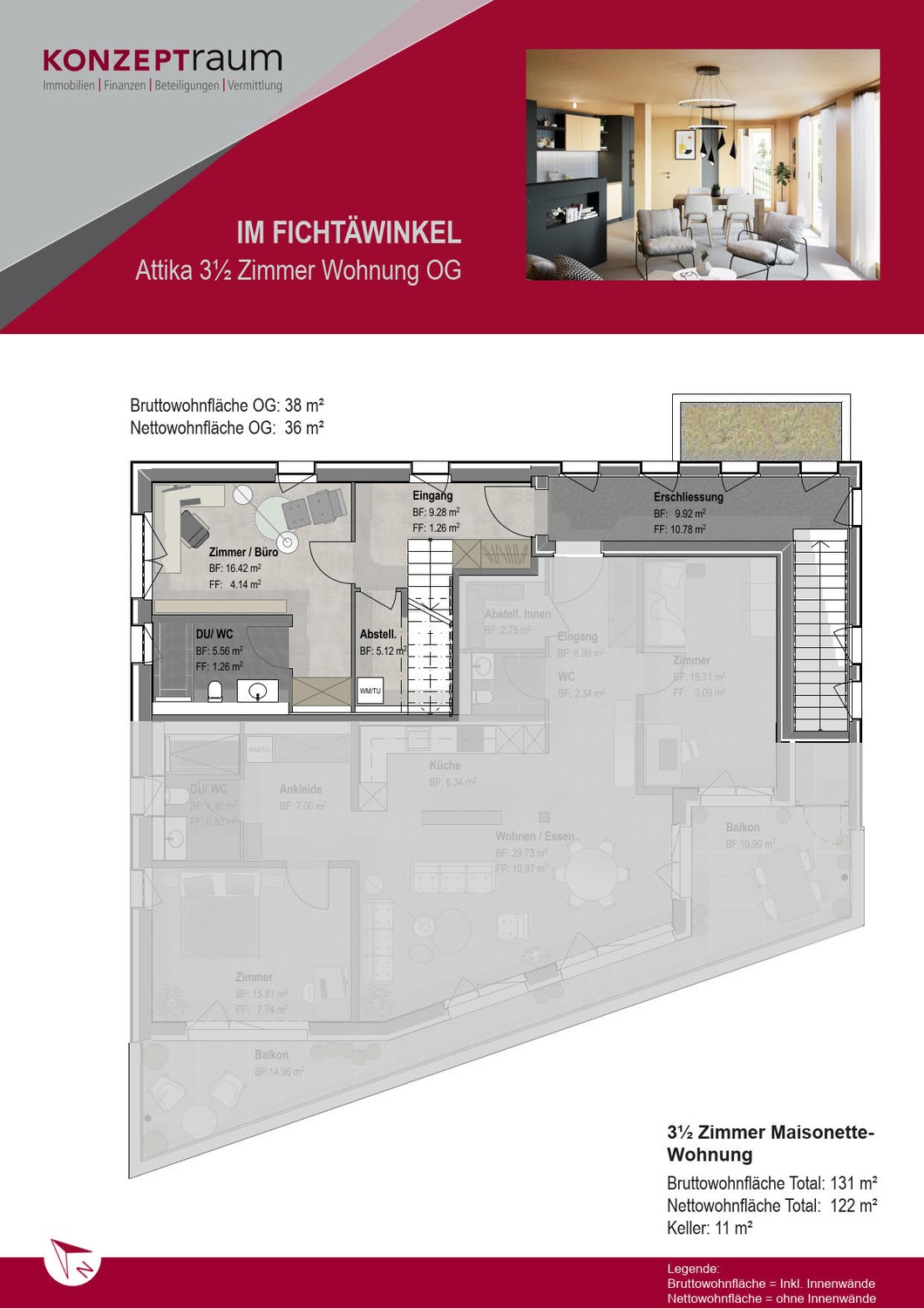 3 ½ rooms apartment