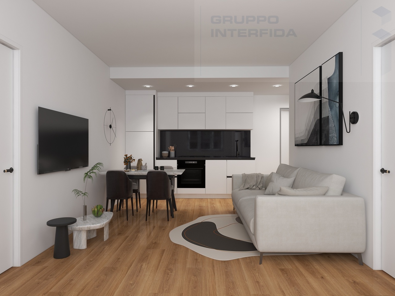 3 pièces appartement