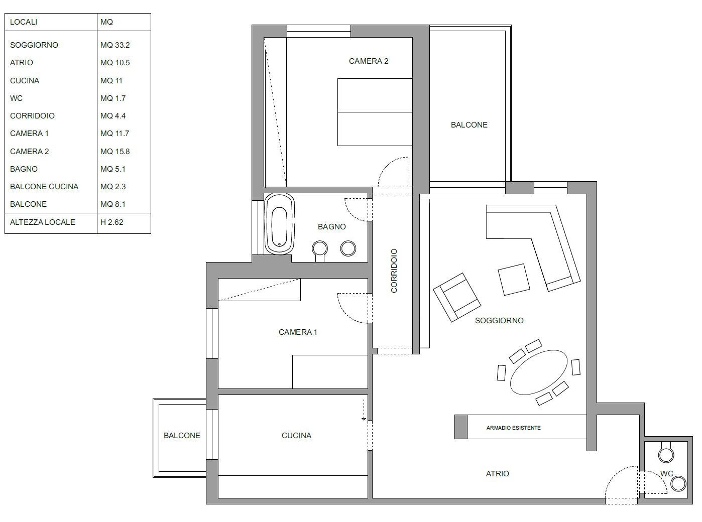3 ½ Zimmer-Wohnung
