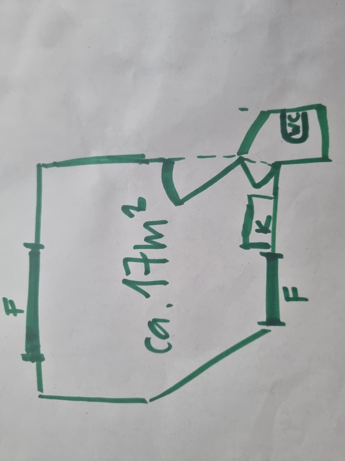Bureau de 17m²