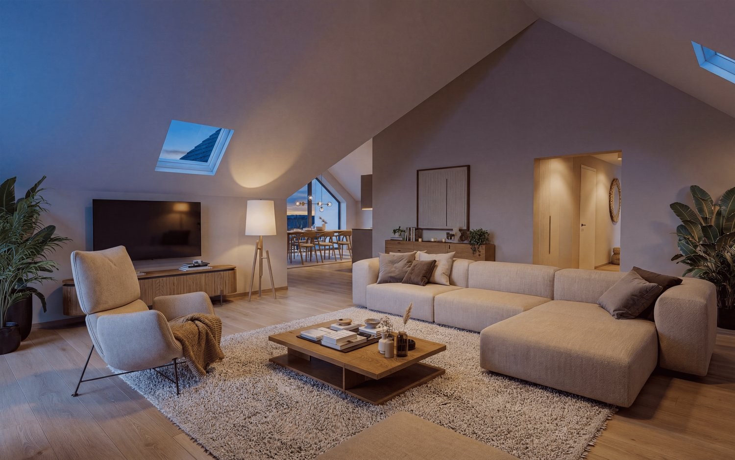 4 ½ rooms roof flat