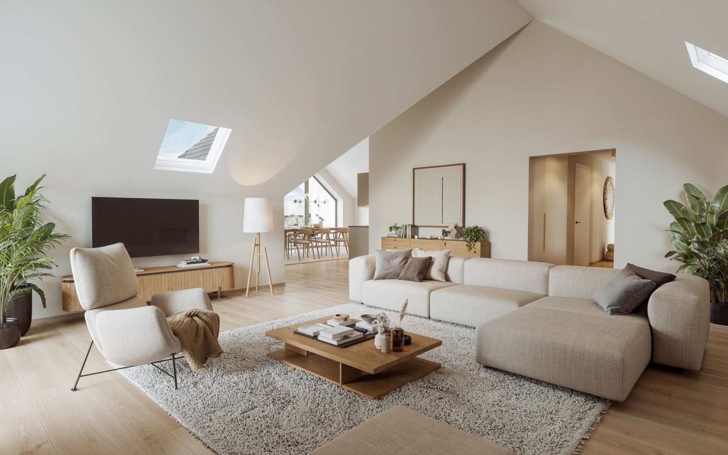 4 ½ rooms roof flat