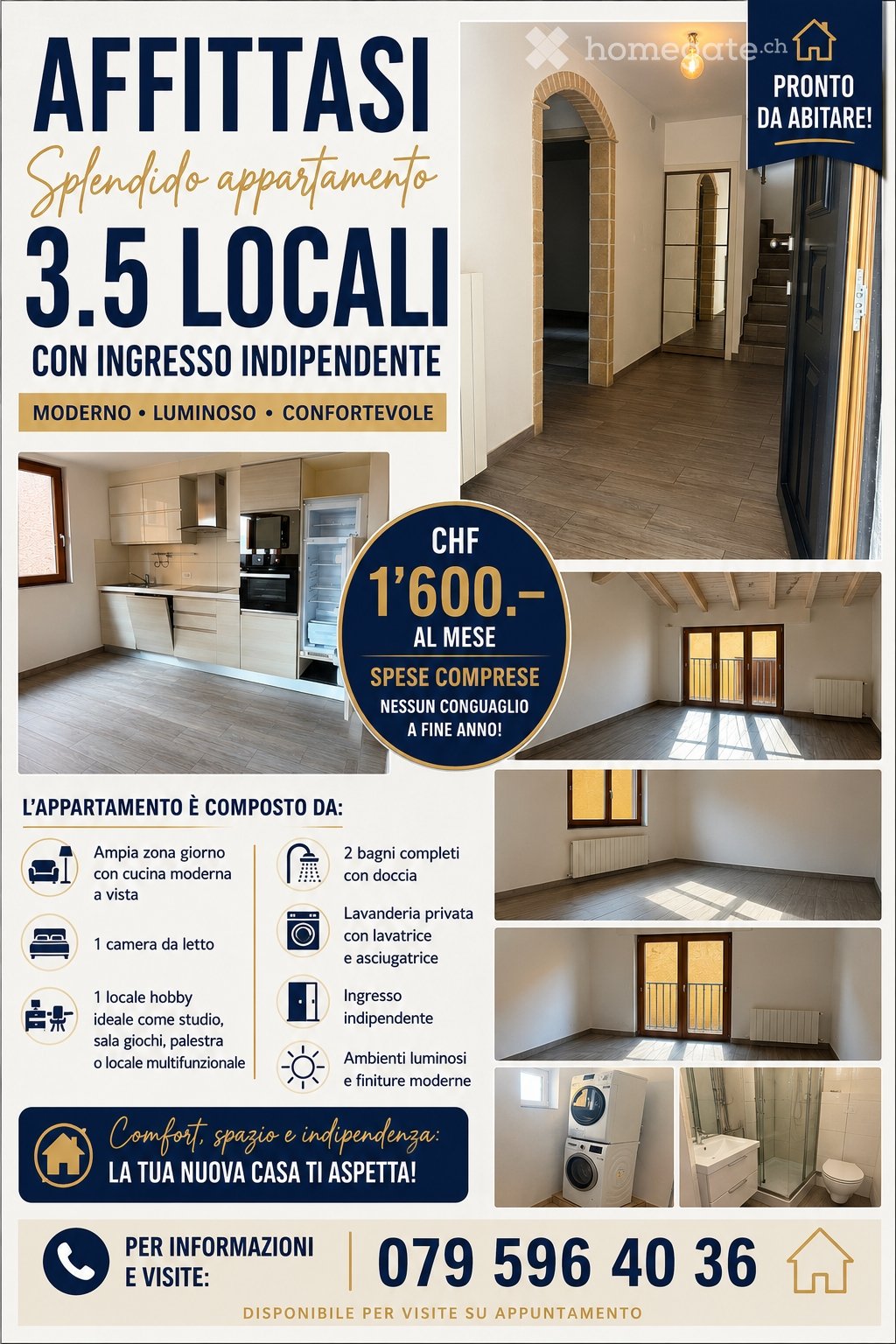 3 rooms apartment