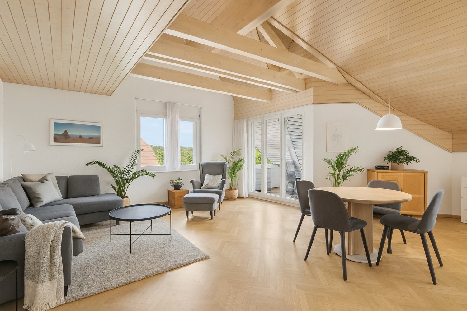 4 ½ locali appartamento in mansarda