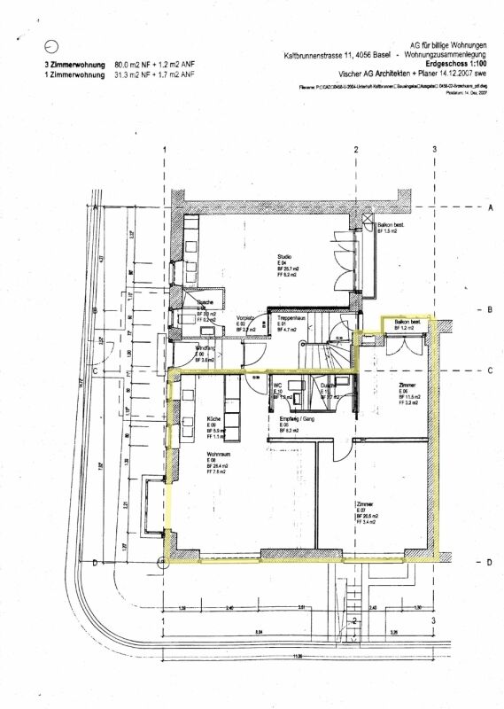 Appartement de 3 pièces