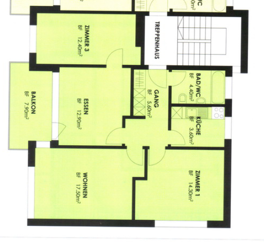 4 rooms apartment