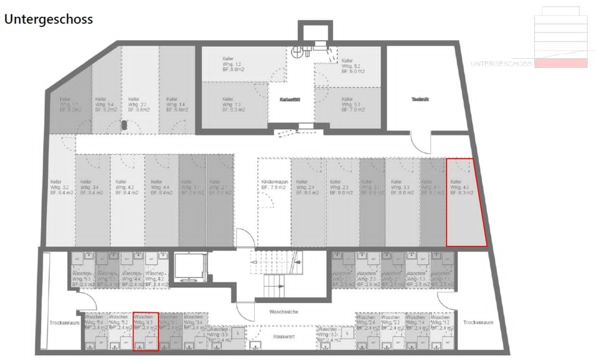 Appartement de 3 ½ pièces