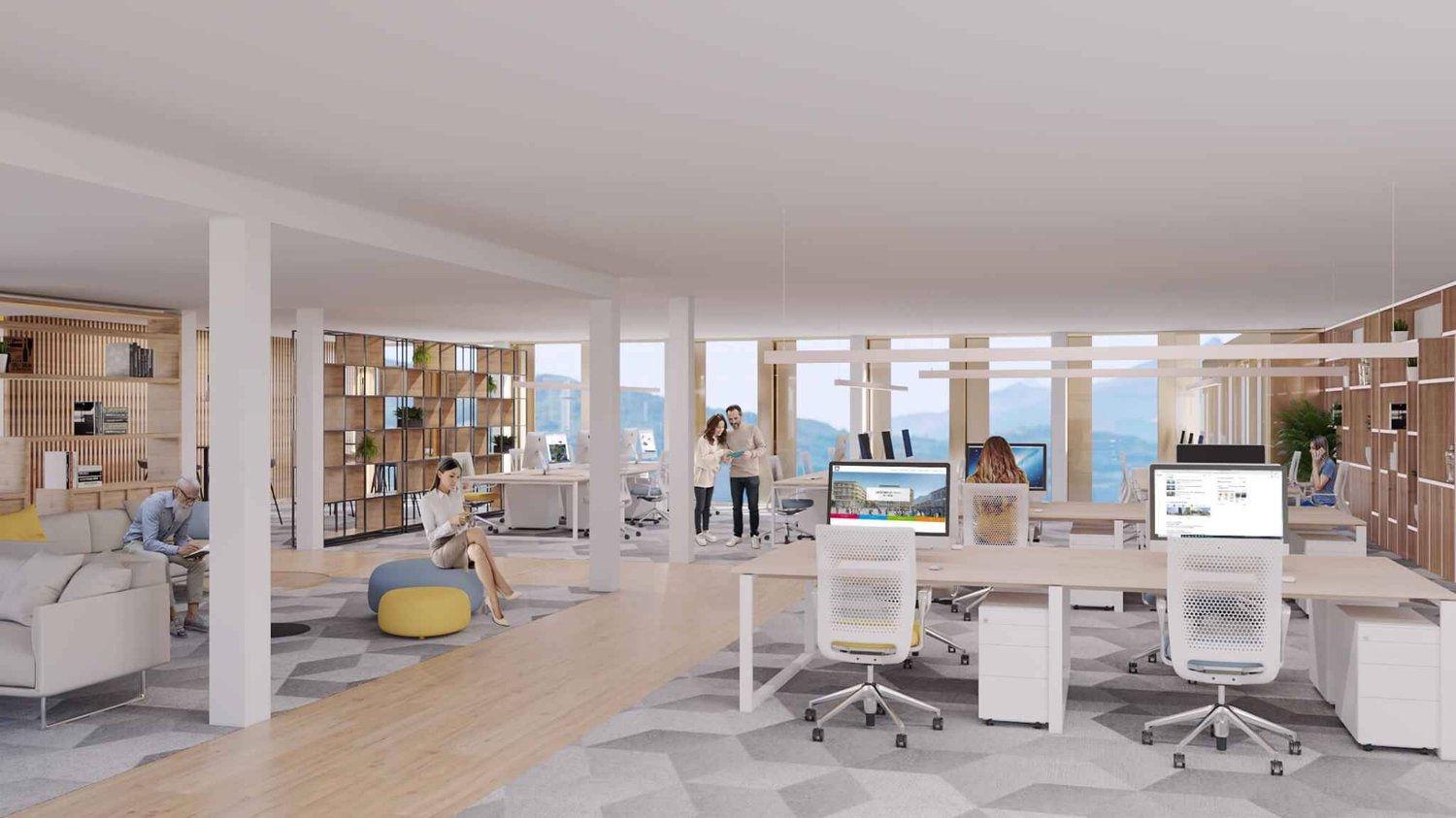 340m² office