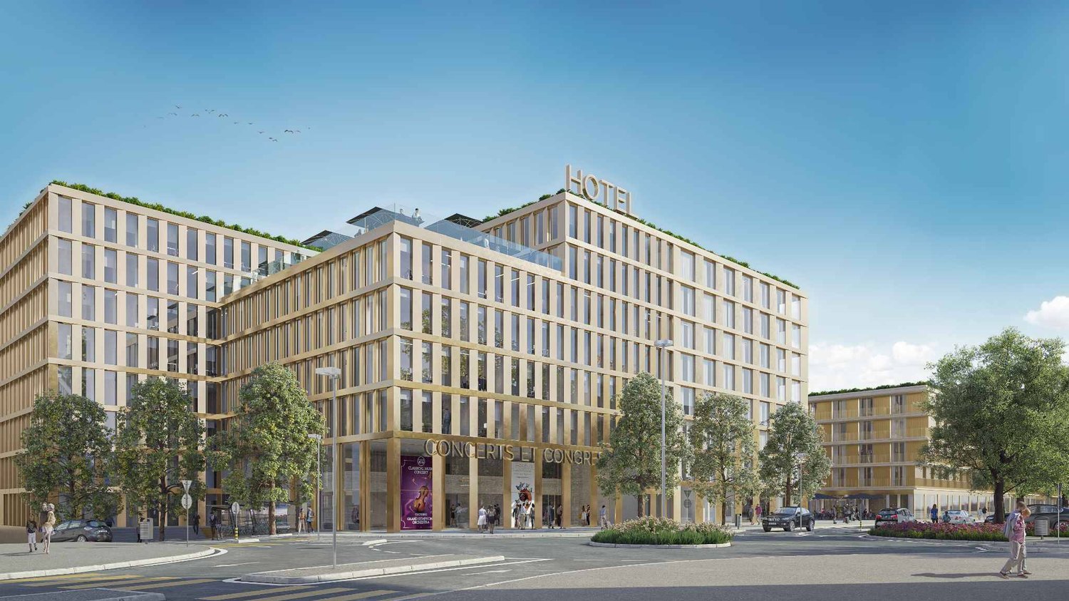 340m² office