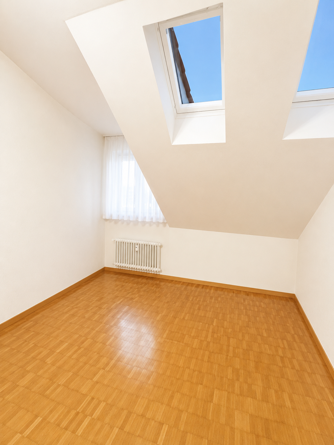 3 rooms roof flat