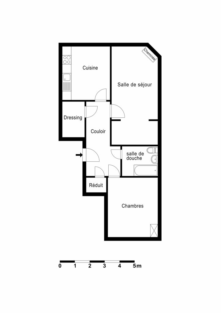 3 ½ rooms apartment