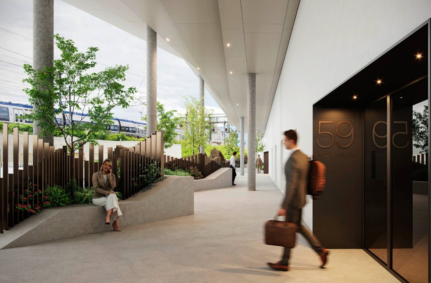 768m² office