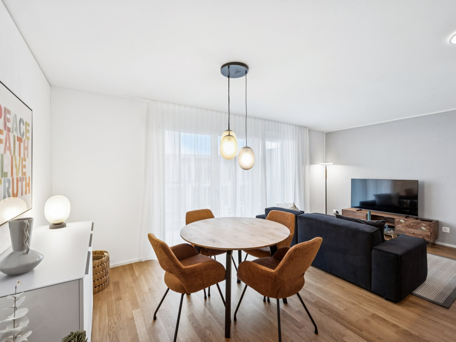 3 ½ rooms furnished flat