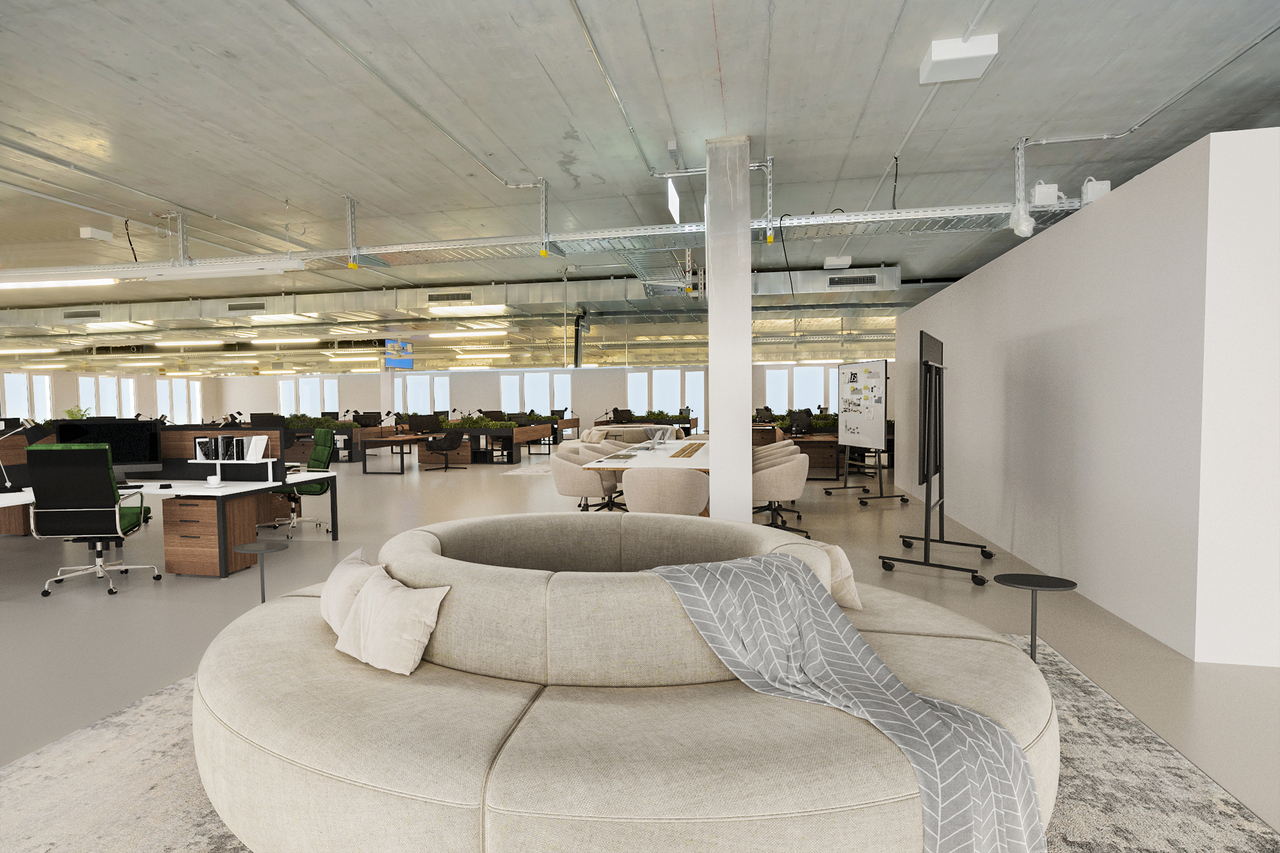 983m² office