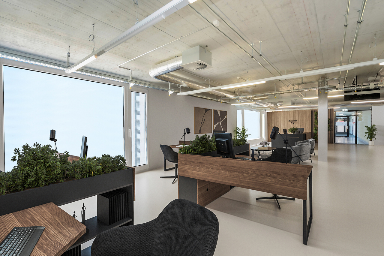 983m² office