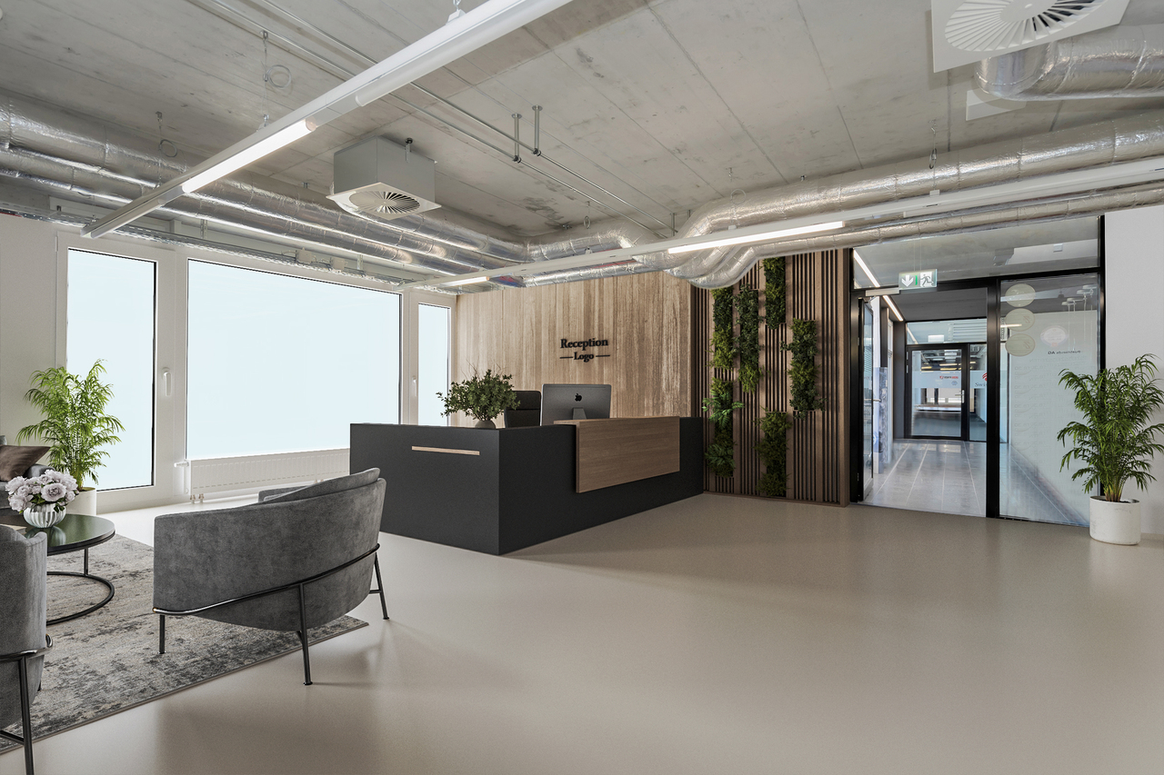 983m² office
