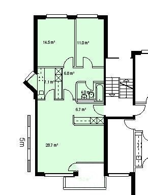 3 ½ rooms apartment