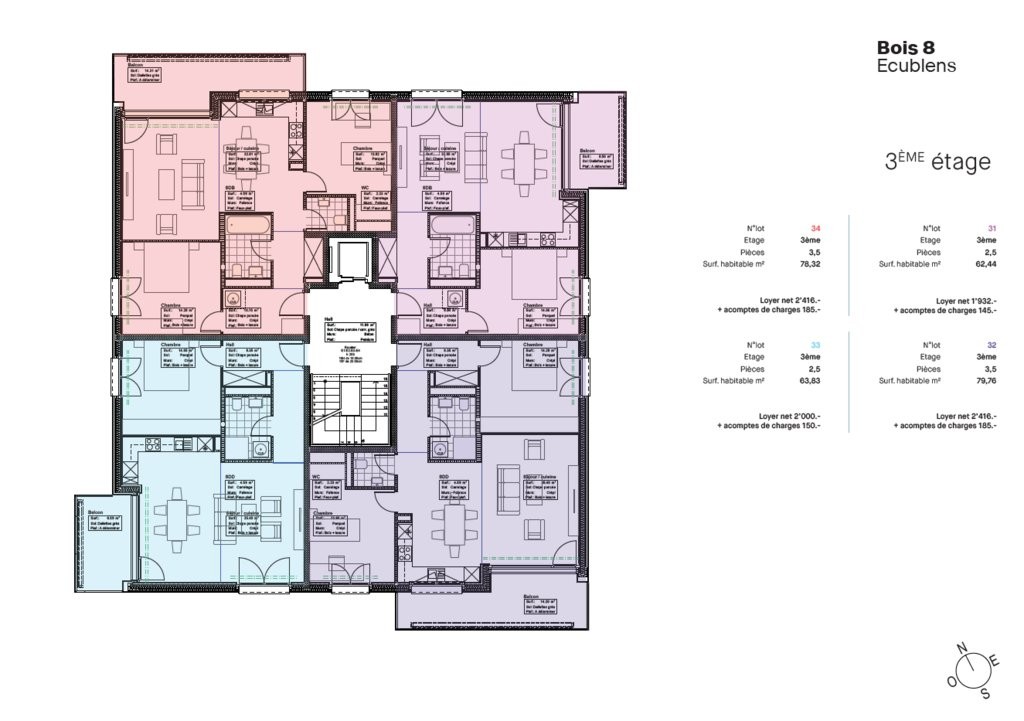 2 ½ rooms apartment