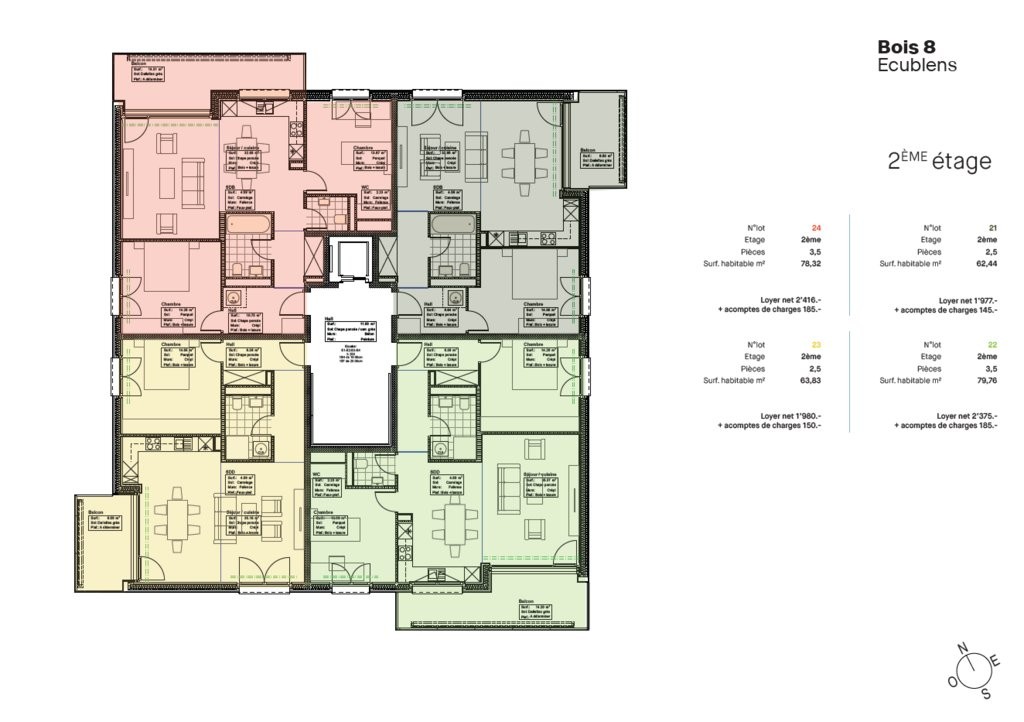 2 ½ rooms apartment