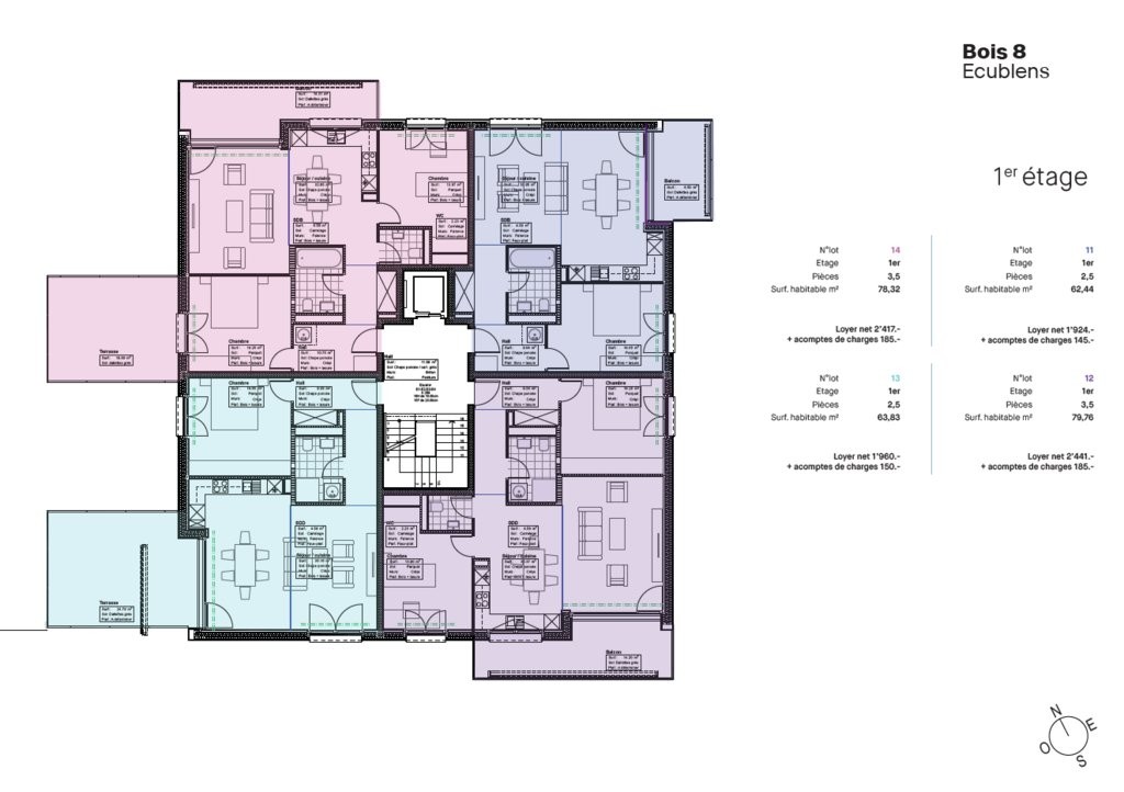 2 ½ rooms apartment