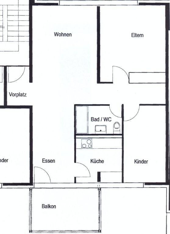 Appartamento di 3 ½ locali