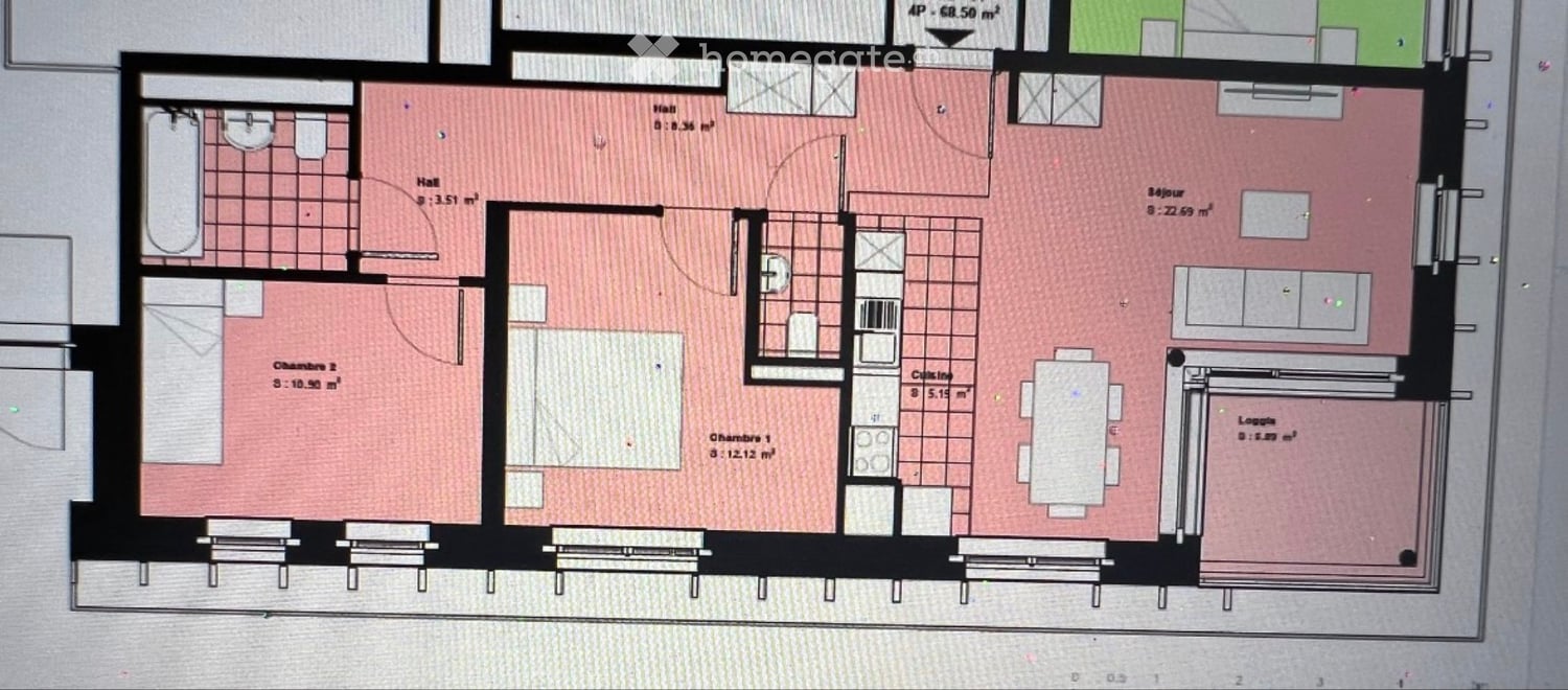4 rooms apartment