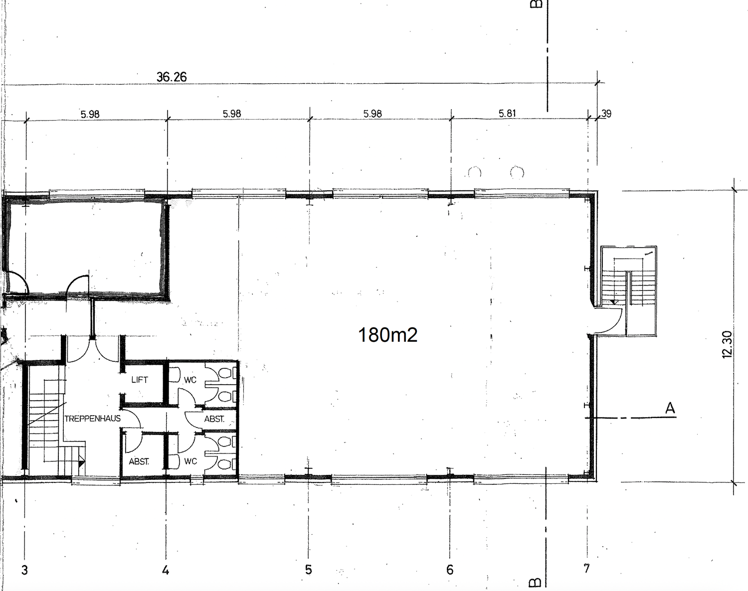 180m² commercial