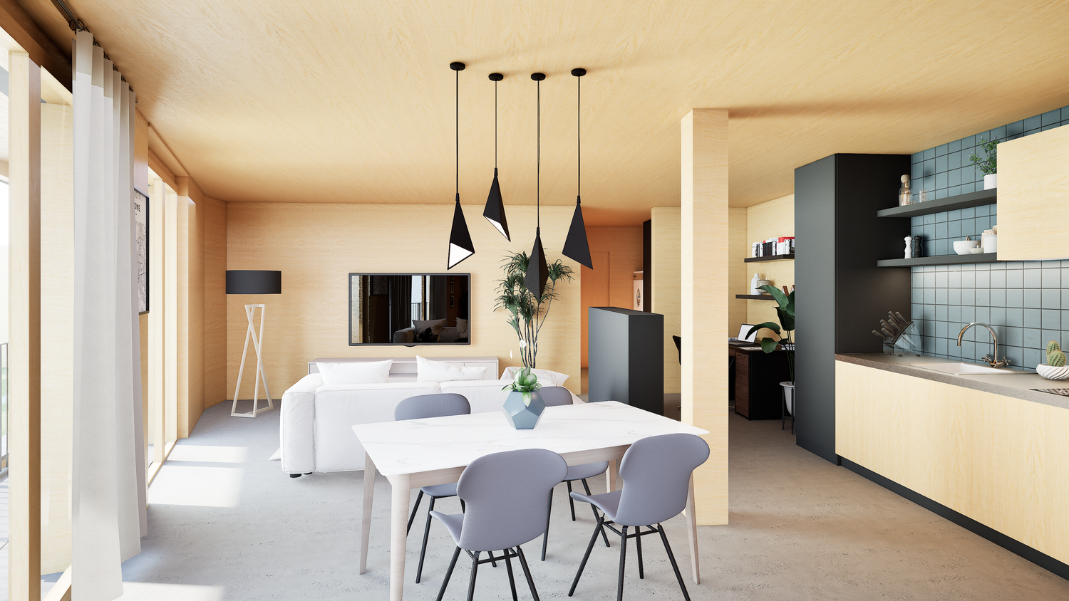 2 ½ rooms apartment