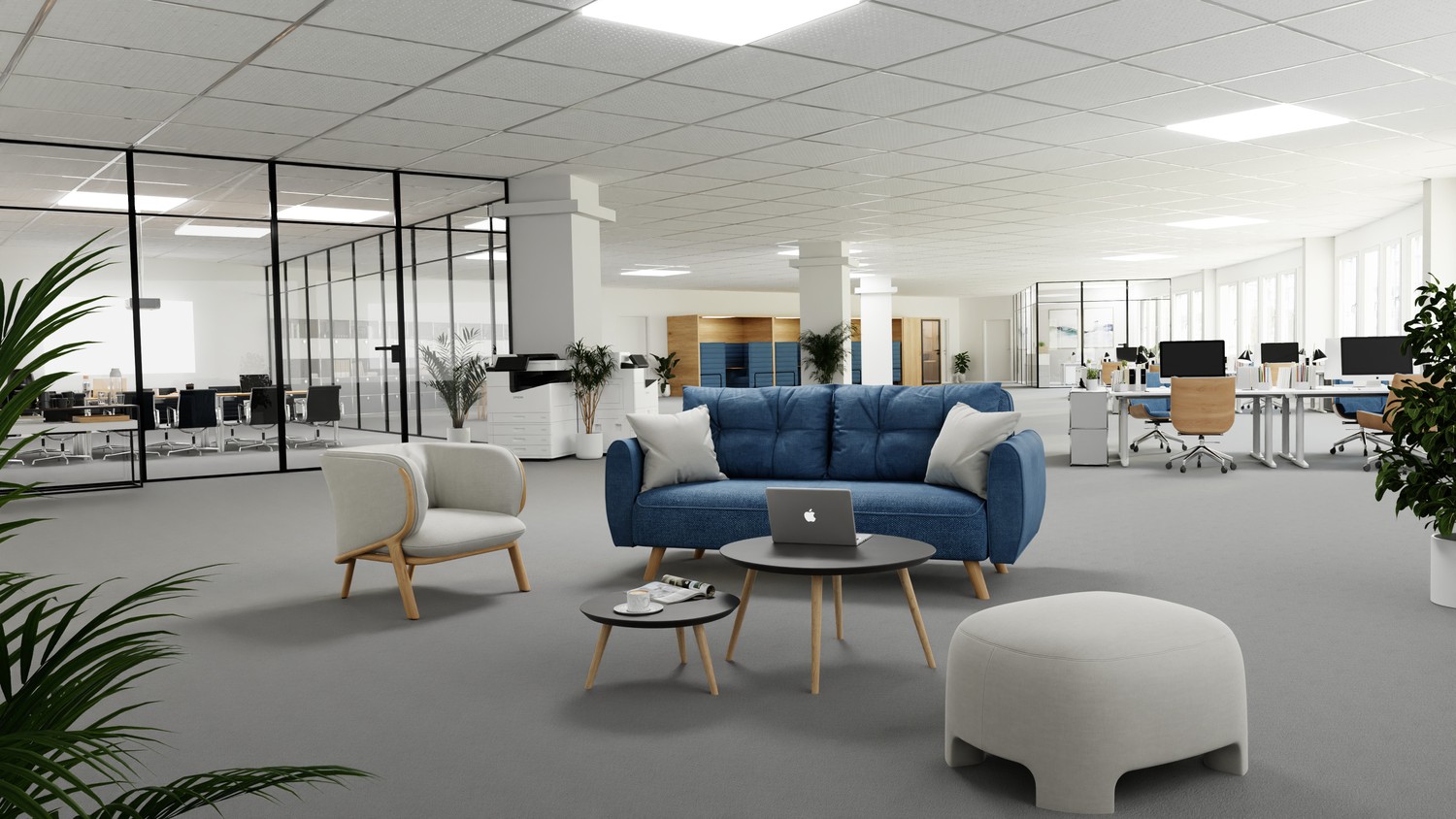 ufficio 380-1021m²
