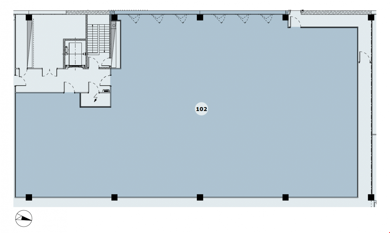 784m² industrial object