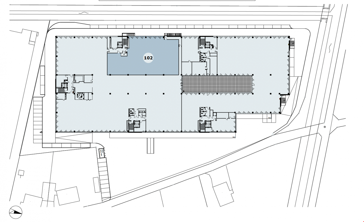 784m² industrial object