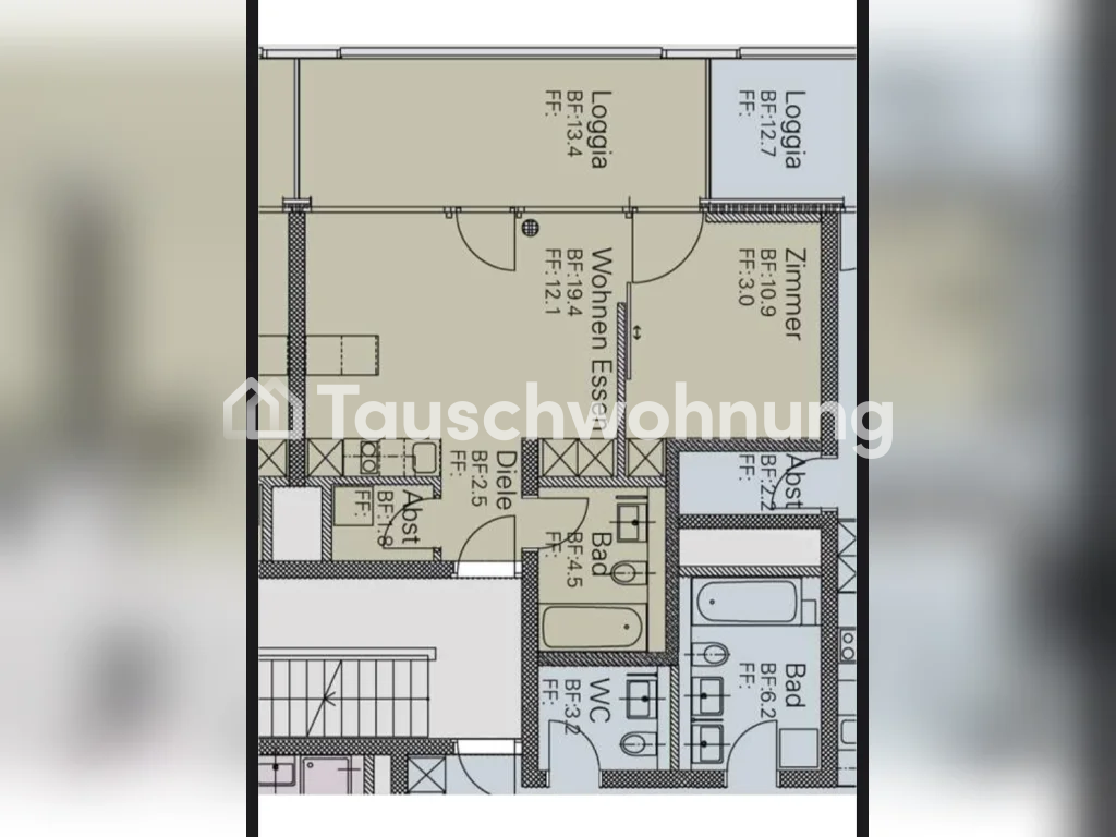 2 rooms apartment