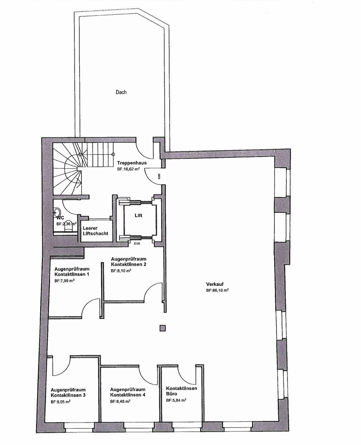 258m² office