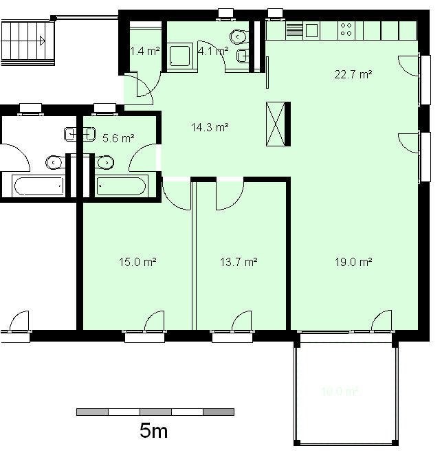 Appartamento di 3 ½ locali