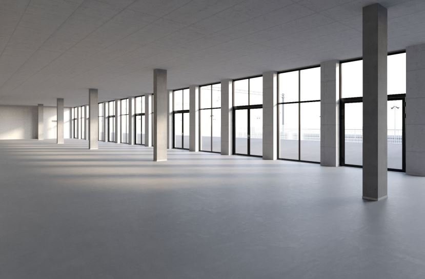 500m² office