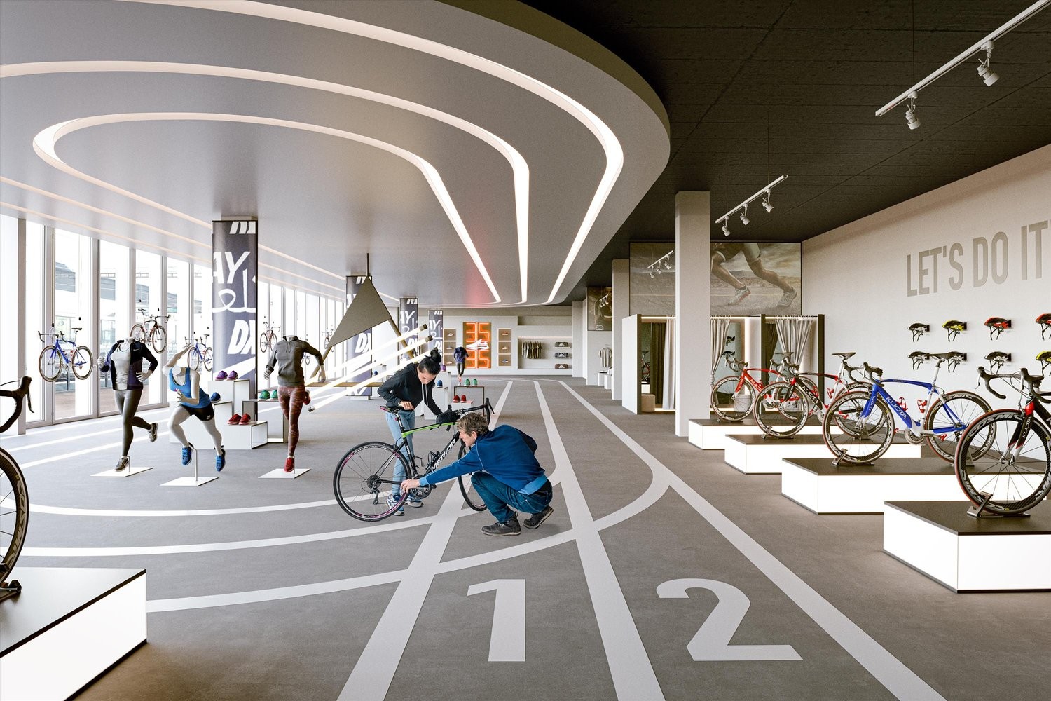 500m² office