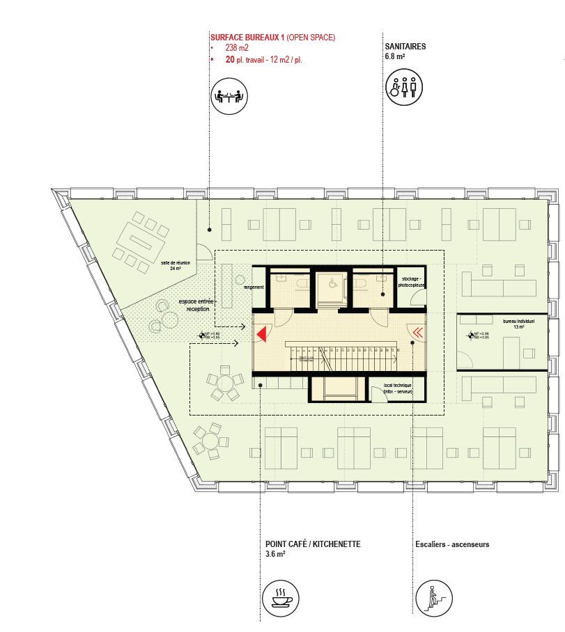 239m² ufficio