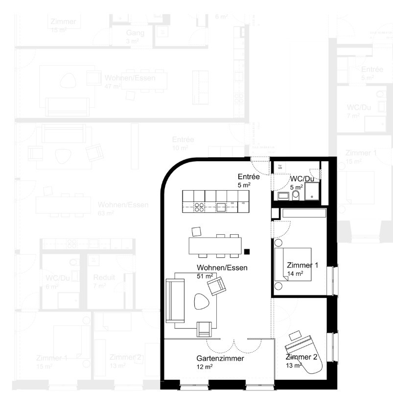 Appartamento di 3 ½ locali