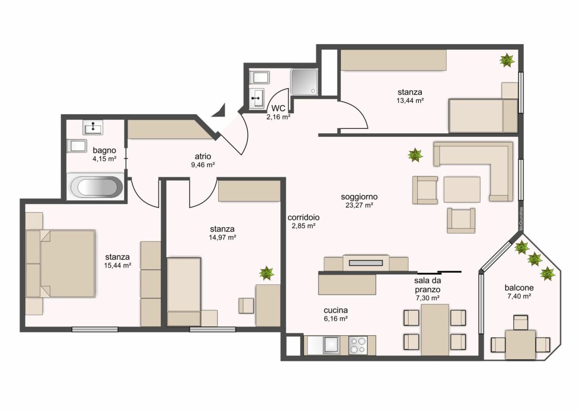 4 ½ Zimmer-Wohnung