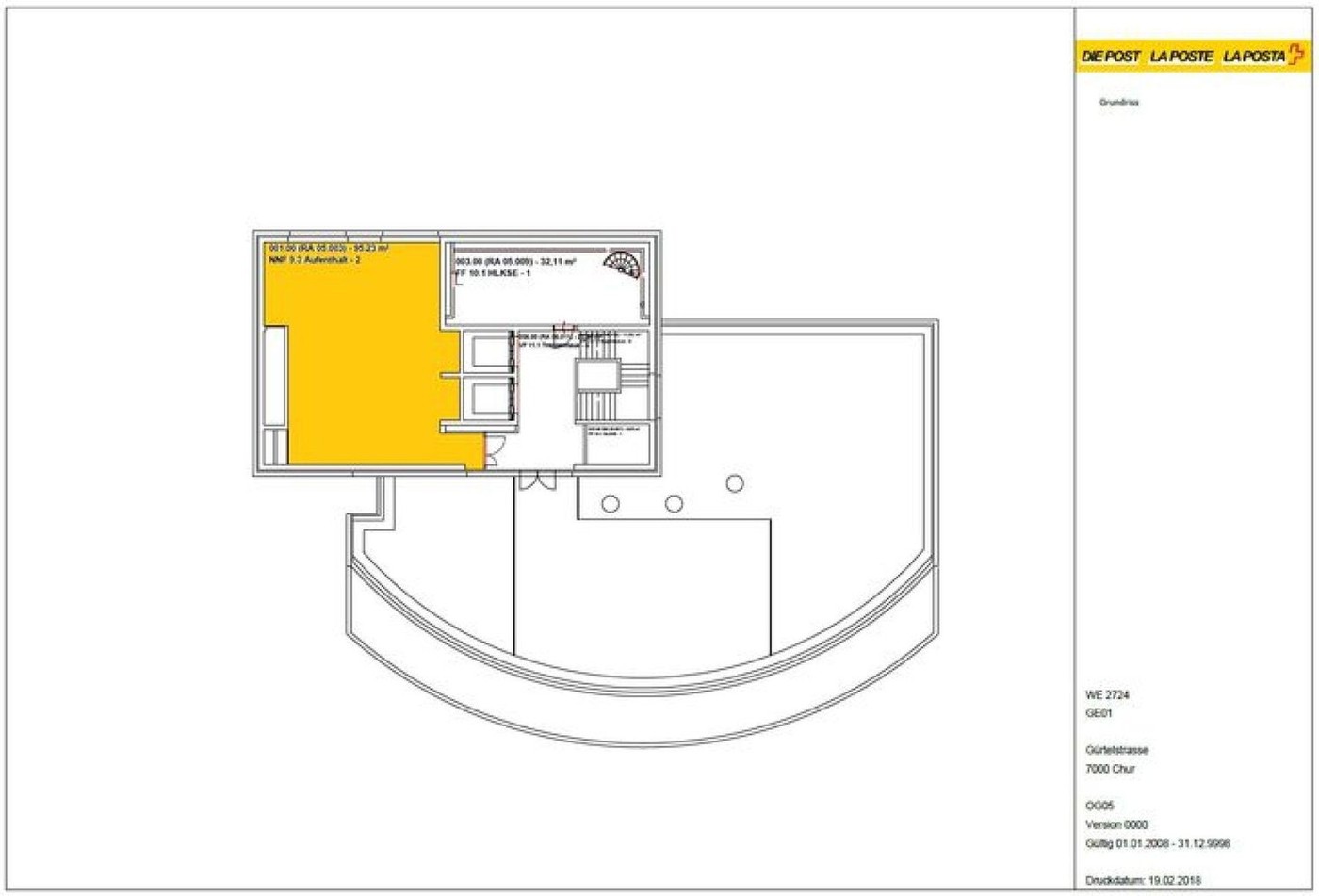 95m² office