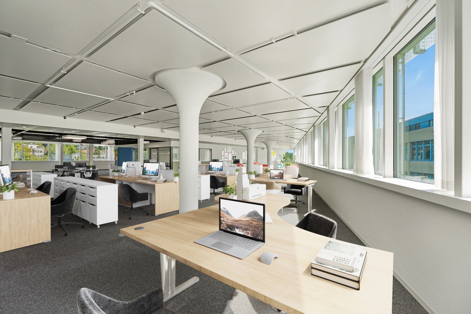 705m² office